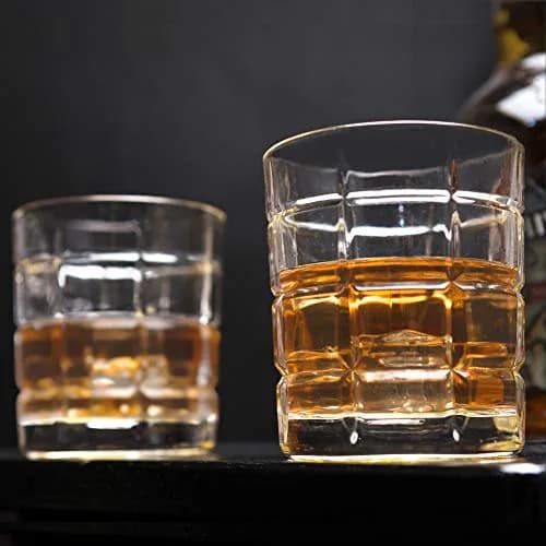 KANARS Crystal Glass Whiskey Tumbler 10 Oz | Lead-Free Crystal, Elegant & Durable thumbnail 6