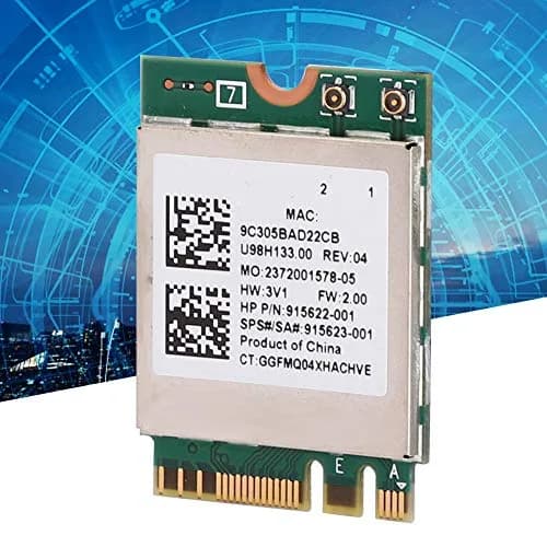 ASHATA RTL8822BE M.2 Network Card with Bluetooth 4.2 | 867Mbps Dual-Band WiFi for Windows 7/8/10 thumbnail 5