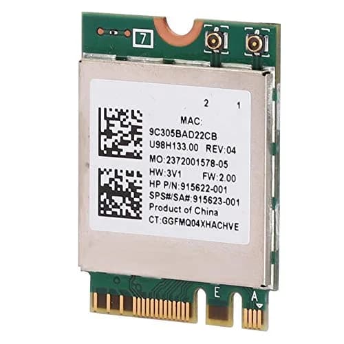 ASHATA RTL8822BE M.2 Network Card with Bluetooth 4.2 | 867Mbps Dual-Band WiFi for Windows 7/8/10 thumbnail 8