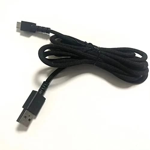 LZYDD USB Charging Cable for Razer Gaming Mice 1.8m (6ft) | Braided, Micro USB to USB-A thumbnail 3