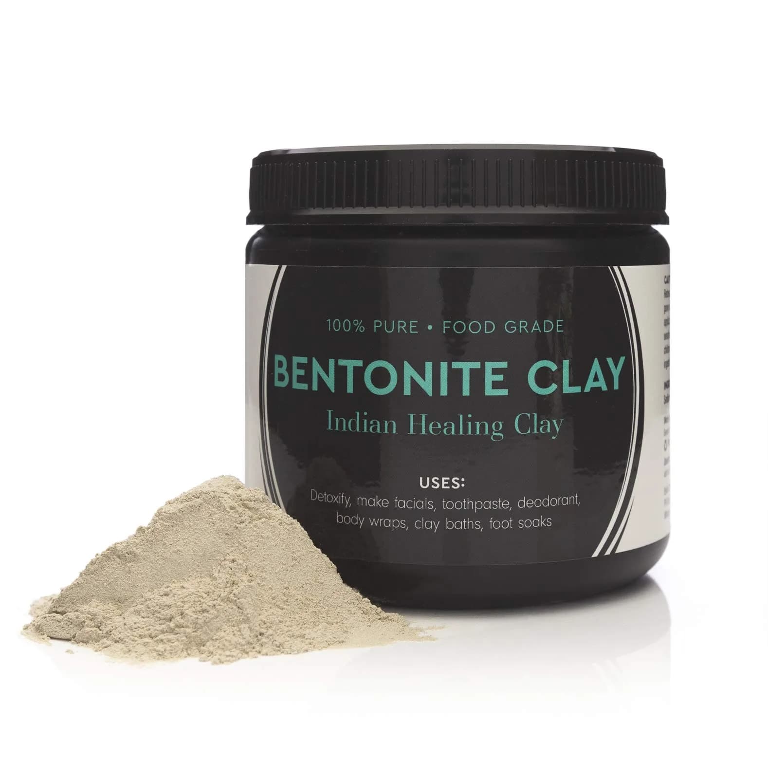 Belle Chemical Sodium Bentonite Clay Powder 454 g (1 lb) | USP-Grade for Masks & Detox
