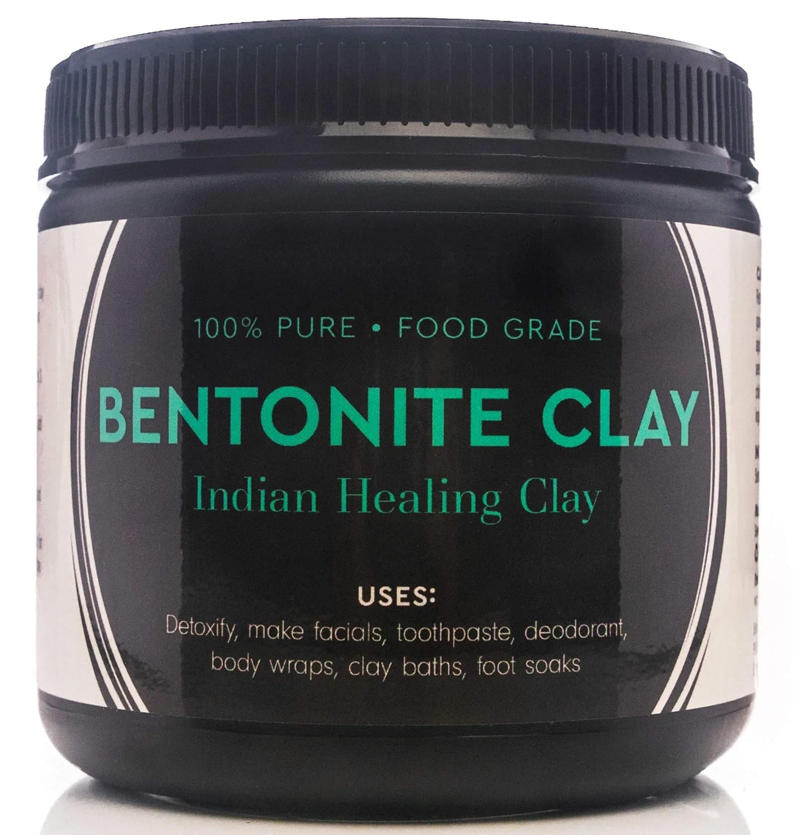 Belle Chemical Sodium Bentonite Clay Powder 454 g (1 lb) | USP-Grade for Masks & Detox - view 3
