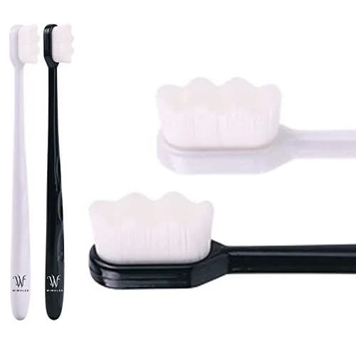 Wimolek Extra Soft Toothbrush 2 Pack | 20,000 Ultra Soft Bristles for Sensitive Gums thumbnail 1