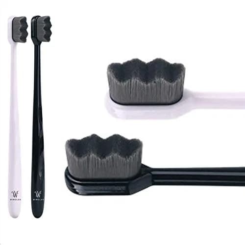 Wimolek Extra Soft Toothbrush 2 Pack | 20,000+ Ultra Soft Nano Bristles for Sensitive Gums & Teeth thumbnail 1