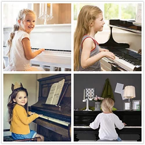 Fansjoy Piano Keyboard Stickers for 88 Keys | Bold Large Letter Piano Note Labels for Beginners and Kids thumbnail 6
