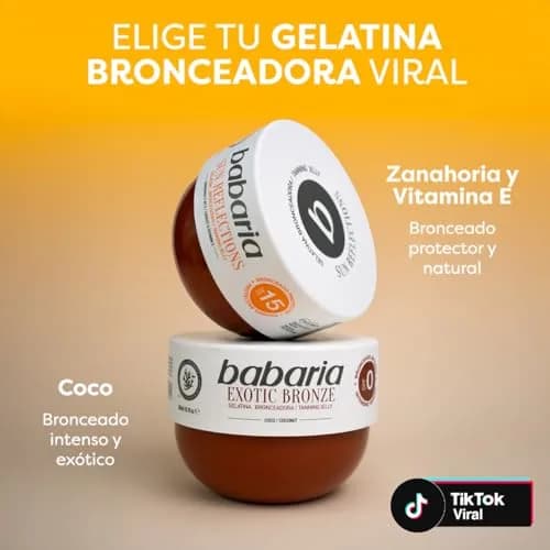 Babaria Coco Tanning Gelatin SPF 0 300ml (10.14 Fl Oz) | Exotic Golden Tan, Moisturizing Formula thumbnail 4