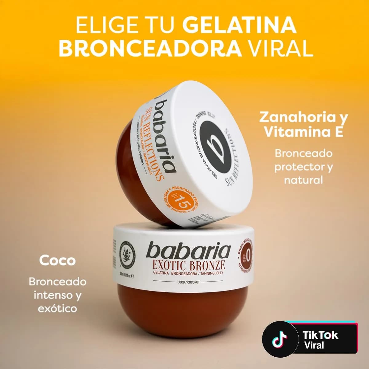 Babaria Coco Tanning Gelatin SPF 0 300ml (10.14 Fl Oz) | Exotic Golden Tan, Moisturizing Formula - view 4