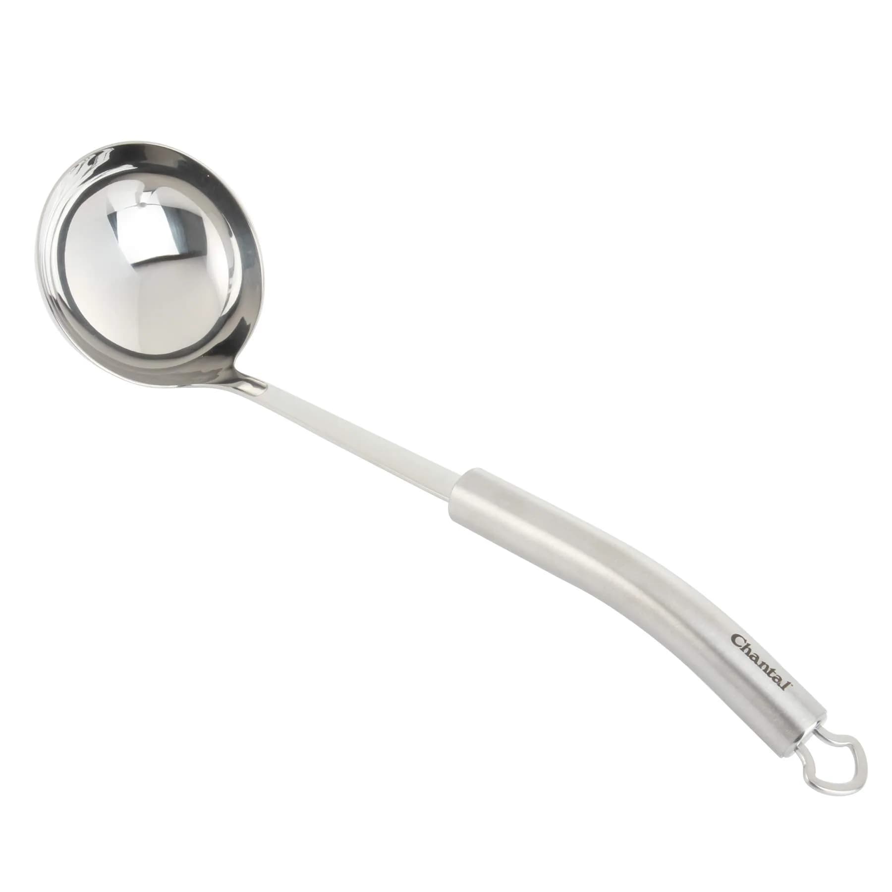 Chantal 4 oz Stainless Steel Soup Ladle Utensil | Ergonomic Handle, Stay-Cool Cement, Dishwasher Safe — Soup Ladle, 4 ounce