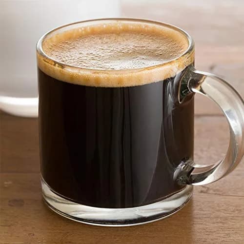 QAPPDA Glass Mug 12 oz | Clear Coffee Mug with Handle for Hot & Cold Drinks thumbnail 5