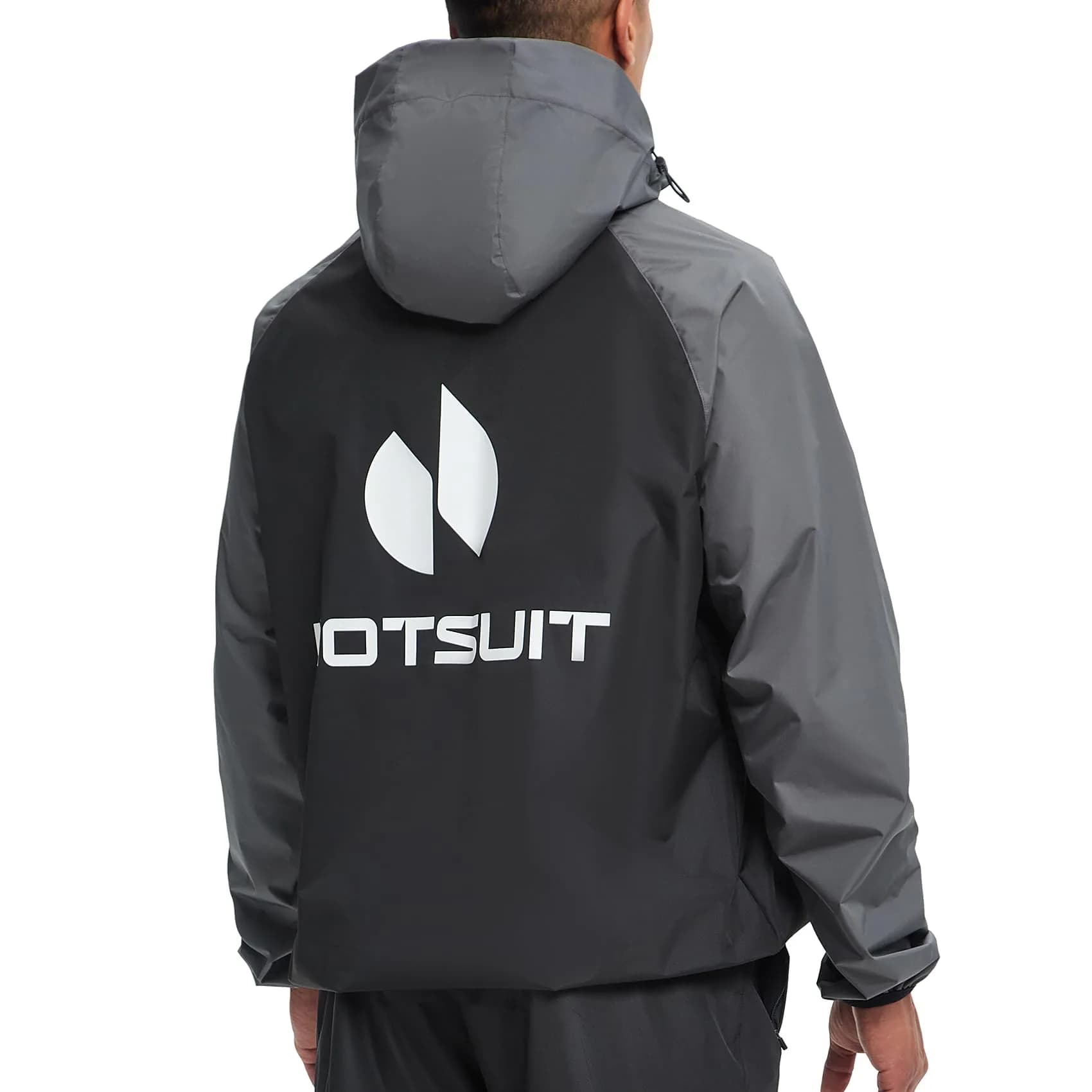 HOTSUIT Men's B. Gray Sauna Suit Jacket Only - 4X-Large for Intense Weight Loss Workouts - view 3