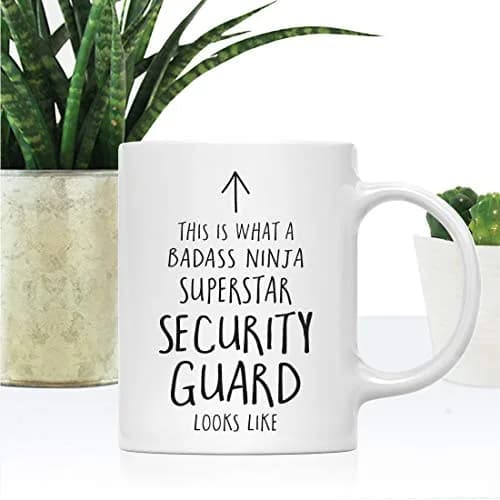 Andaz Press Funny 11oz Ceramic Coffee Mug Gift for Security Guard | Humorous Office Gift thumbnail 2