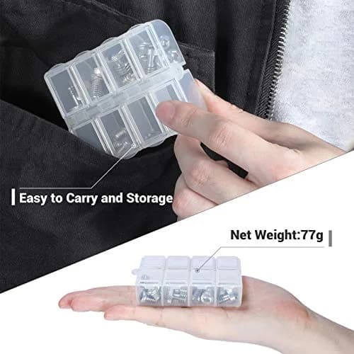 SmallRig 26 Pcs Stainless Steel Camera Screws | 1/4" 3/8" M2 M2.5 M3 M4 | Camera Accessory Kit thumbnail 5
