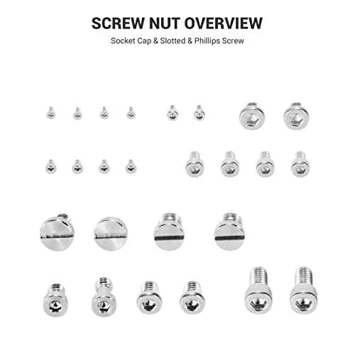 SmallRig 26 Pcs Stainless Steel Camera Screws | 1/4" 3/8" M2 M2.5 M3 M4 | Camera Accessory Kit thumbnail 3