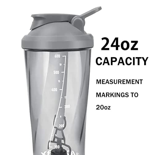 VOLTRX VortexBoost Electric Protein Shaker Bottle 700ml (23.7 Fl Oz) | USB Rechargeable Mixer Cup thumbnail 4