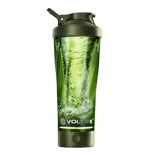 VOLTRX VortexBoost Electric Protein Shaker Bottle 700ml (23.7 Fl Oz) | USB Rechargeable Mixer Cup thumbnail 1