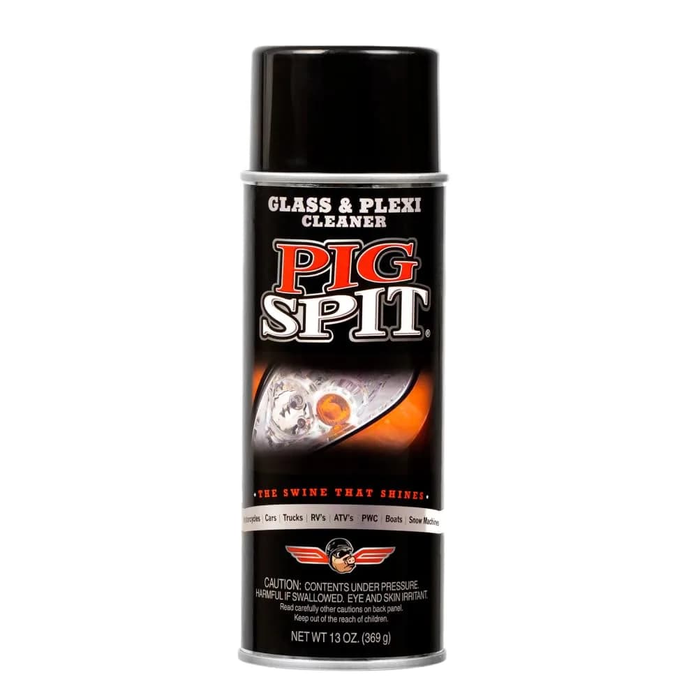 Pig Spit Glass Cleaner 13 oz. | Streak-Free Automotive & Home Glass Shine