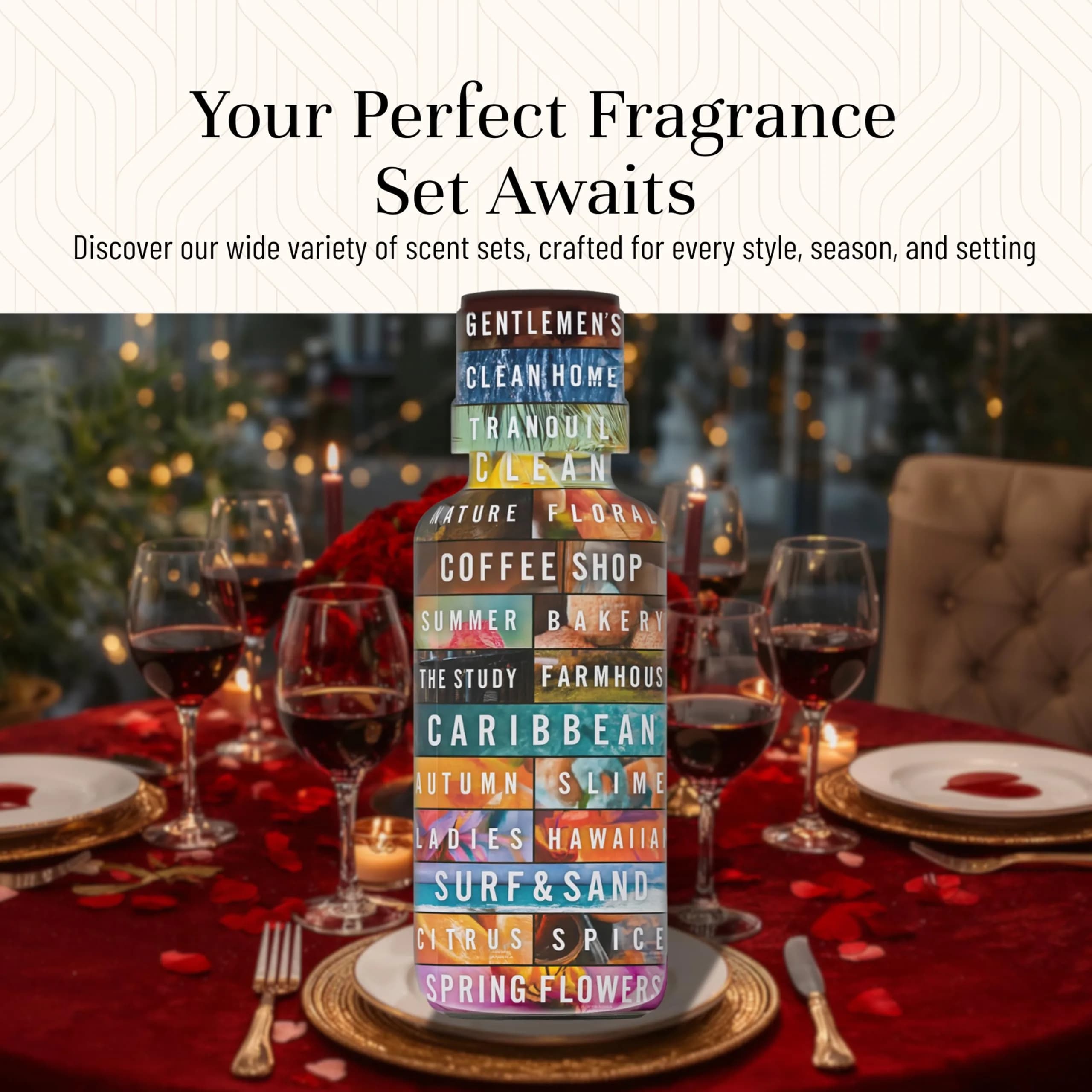 P&J Trading Romance Set Fragrance Oils for Candle Making, Freshie, Soap Making & Diffuser (6 x 10ml Bottles) thumbnail 7