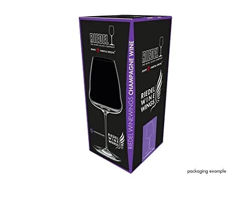 Riedel Winewings Champagne Wine Glass 125ml | Flat Wing Design for Aromatic Intensity thumbnail 6