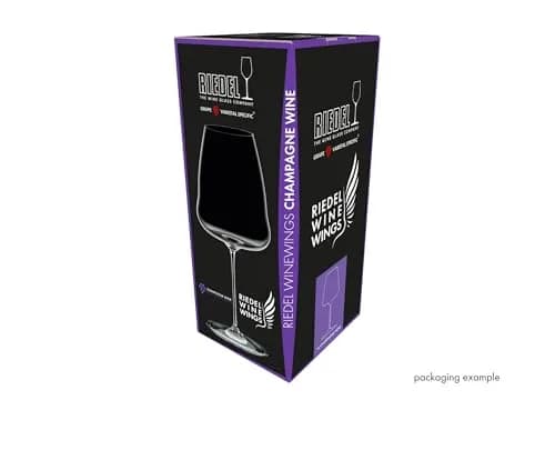 Riedel Winewings Champagne Wine Glass 125ml | Flat Wing Design for Aromatic Intensity thumbnail 2