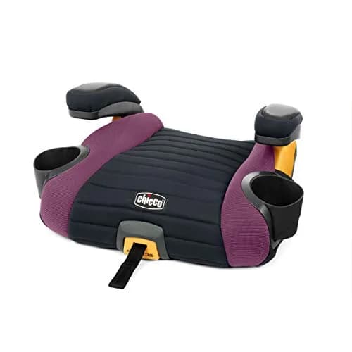 Chicco GoFit Plus Backless Booster Car Seat with Latch, 40-110 lbs, 2.69 kg (5.5 lb) | Pink Vivaci thumbnail 1