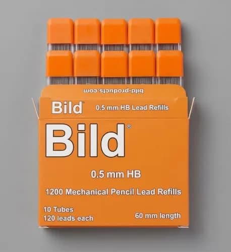 Bild 0.5mm Lead Refills Mega Pack | 1200 Premium HB Graphite Leads for Mechanical Pencils thumbnail 3