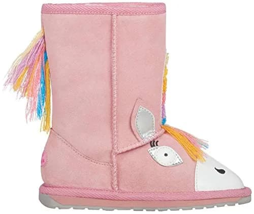 EMU Kids Magical Unicorn Deluxe Wool Boots Size 4 | Australian Wool & Suede Comfort thumbnail 2