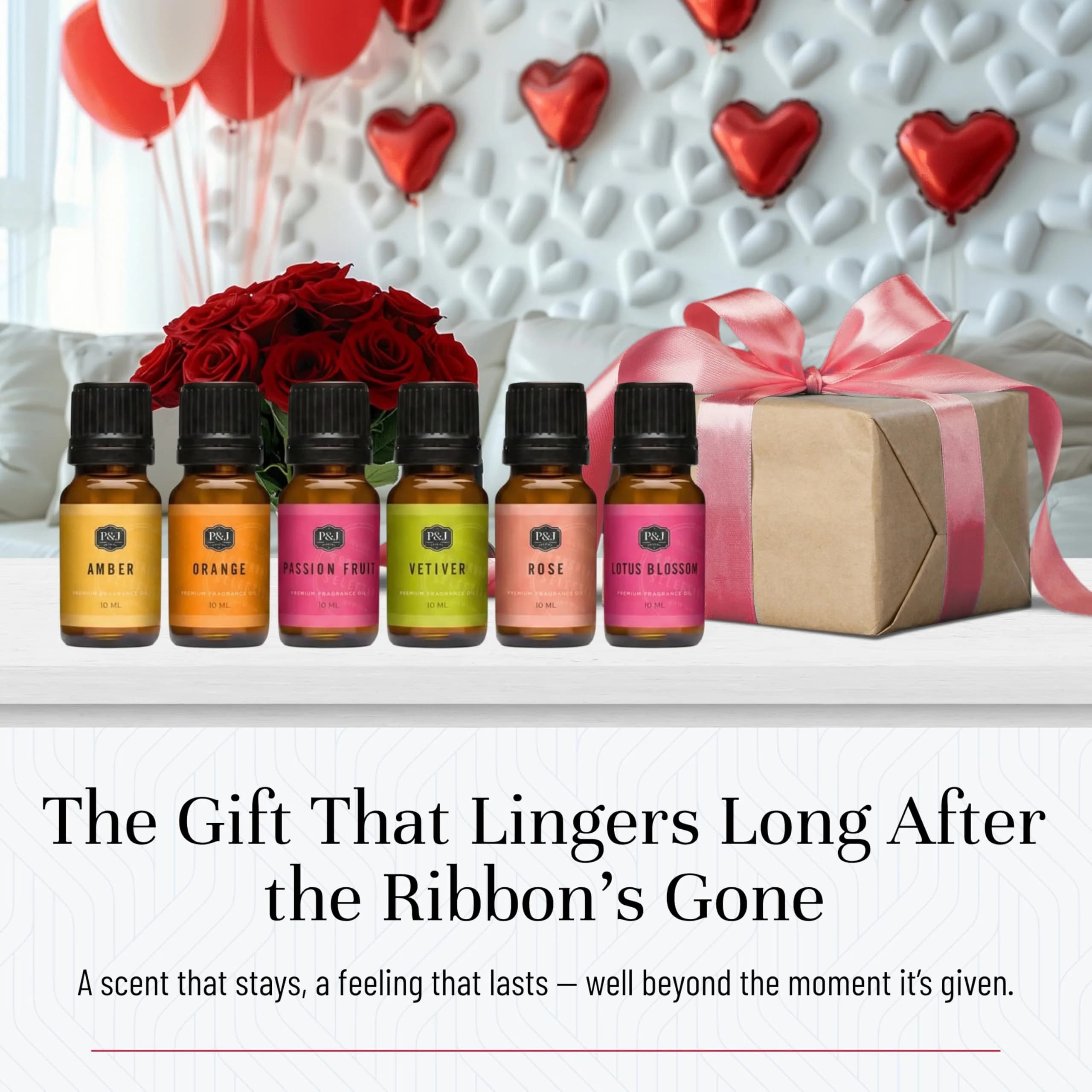 P&J Trading Love Spell Fragrance Oil Set for Candle Making, 6 x 10ml Bottles | IFRA Certified Master Perfumer Formulations - view 5