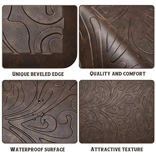 KMAT Anti-Fatigue Kitchen Mat 99cm x 51cm (39" x 20") | Cushioned Comfort Standing Rug for Home & Office thumbnail 4