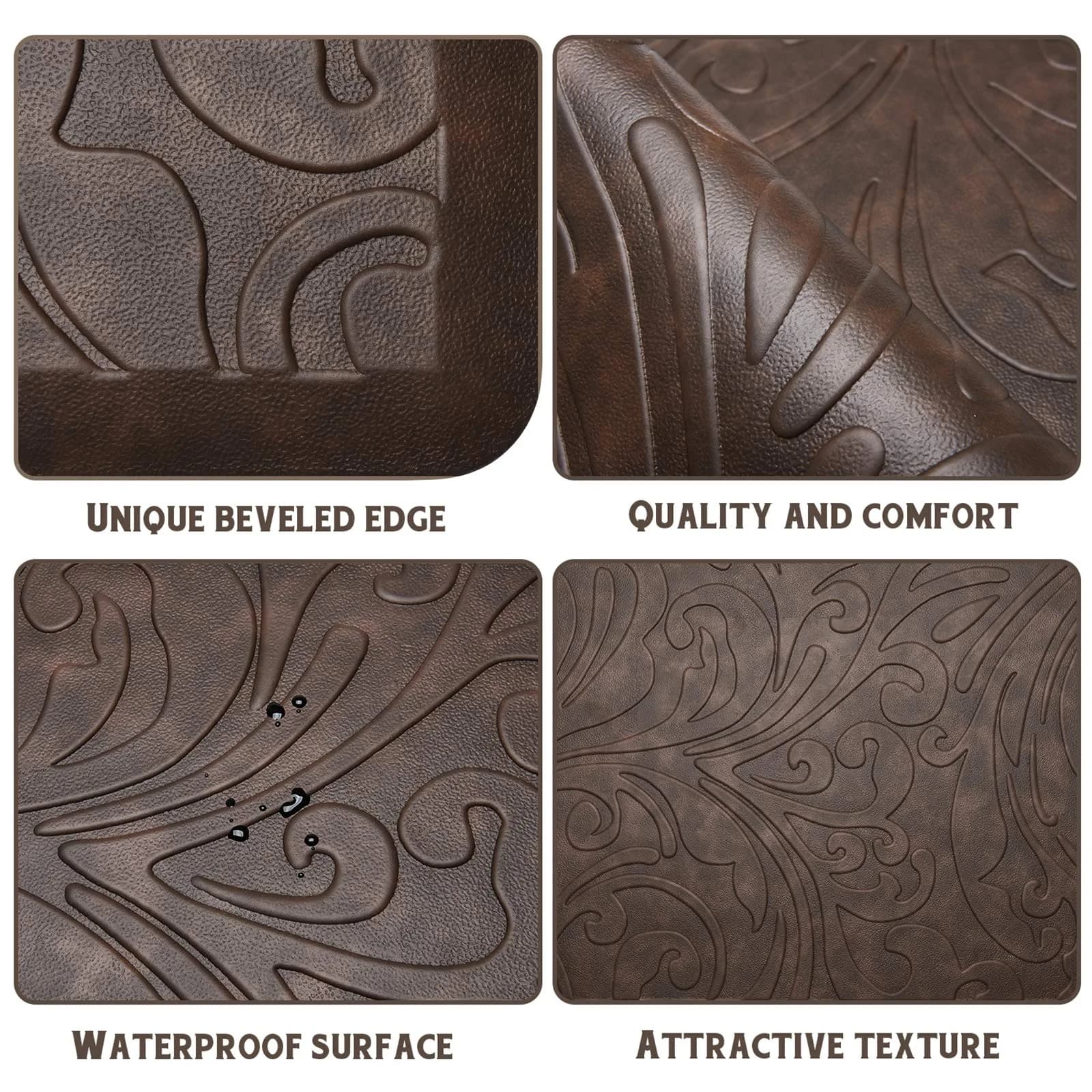 KMAT Anti-Fatigue Kitchen Mat 99cm x 51cm (39" x 20") | Cushioned Comfort Standing Rug for Home & Office - view 4