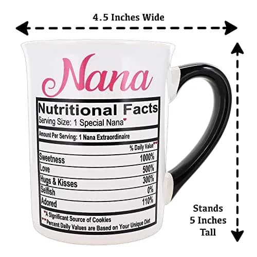 Cottage Creek Nana Mug 16 oz Ceramic Coffee Cup Gift Boxed | Heartfelt Nana Gift for Mom & Grandma thumbnail 4