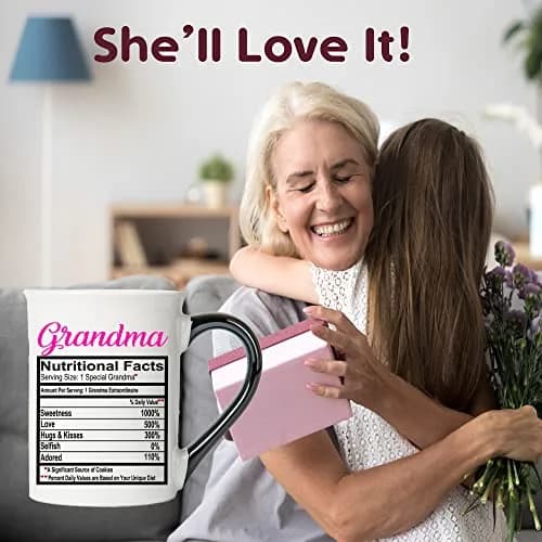 Cottage Creek Grandma Coffee Mug, 16oz Ceramic | Heartwarming Gift for Grandma thumbnail 9