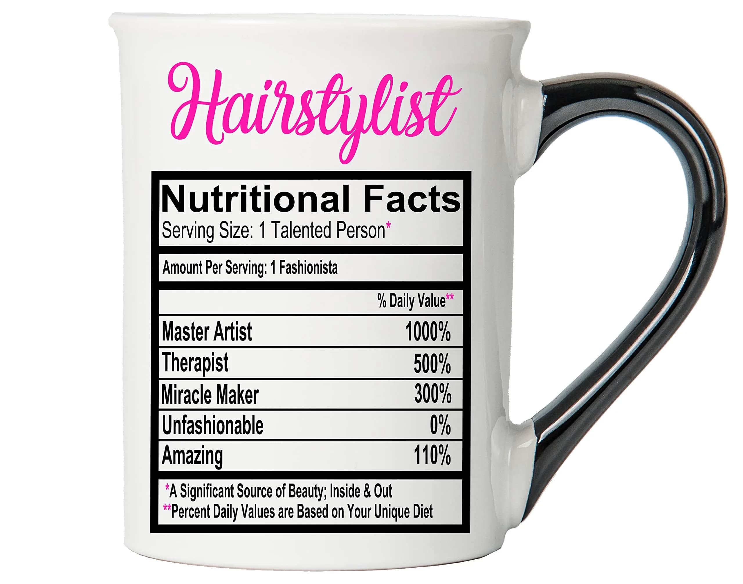 Cottage Creek Hairstylist Mug, 16 oz, Ceramic, Microwave Safe | Perfect for Hair Salon Gifts — White