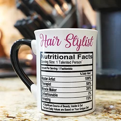 Cottage Creek Hairstylist Mug, 16 oz, Ceramic, Microwave Safe | Perfect for Hair Salon Gifts thumbnail 5