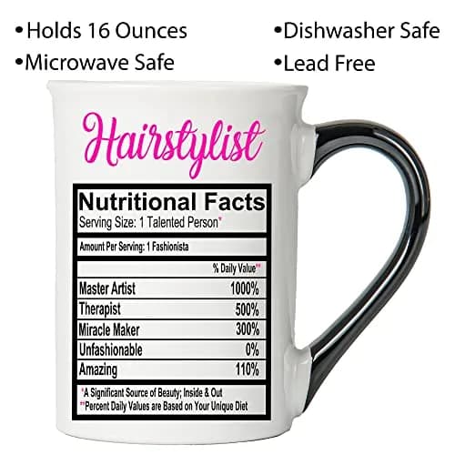 Cottage Creek Hairstylist Mug, 16 oz, Ceramic, Microwave Safe | Perfect for Hair Salon Gifts thumbnail 3
