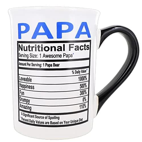 Cottage Creek 16oz Papa Mug, Ceramic Coffee Cup | Large Dad & Grandpa Gift (110 chars) thumbnail 1