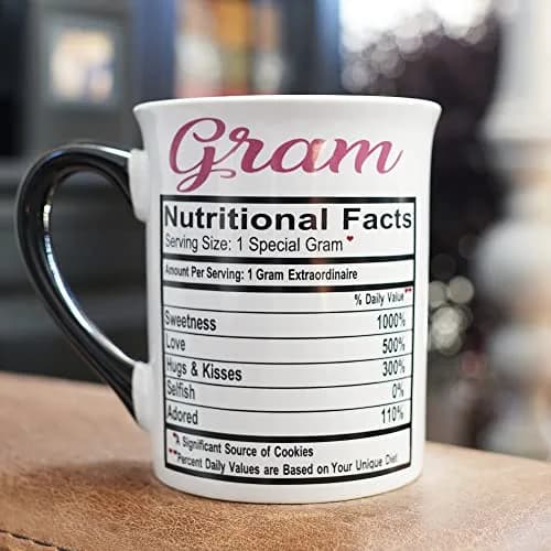 Cottage Creek Gram Coffee Mug Ceramic 473ml (16 oz) | Adorable Double-Sided Gram Design thumbnail 5