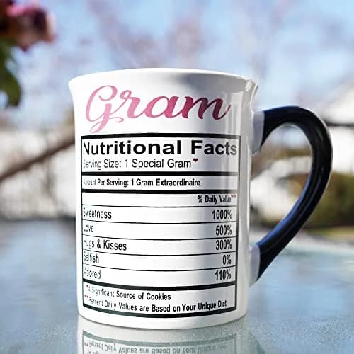 Cottage Creek Gram Coffee Mug Ceramic 473ml (16 oz) | Adorable Double-Sided Gram Design thumbnail 7