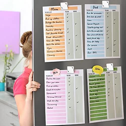 Thimmamma Magnetic Clips 1.5 inch | Heavy Duty Metal Clips for Whiteboard & Fridge (1.5 inch, 12 Pack) thumbnail 3