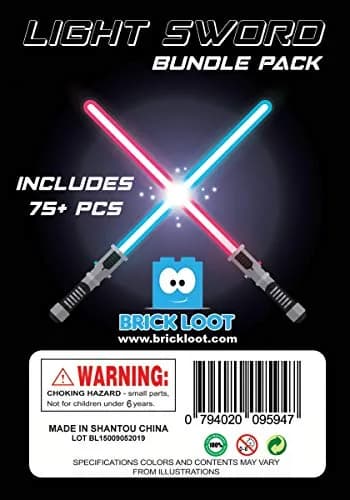 Brick Loot Light Sword & Blaster Pack Building Block Accessories 75pcs | ASTM-Tested Educational Toy thumbnail 7