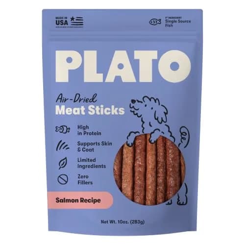 PLATO Meat Sticks Lamb Dog Treats 10 oz | High-Protein Air-Dried Soft Chews with Omega Fish Oil thumbnail 1