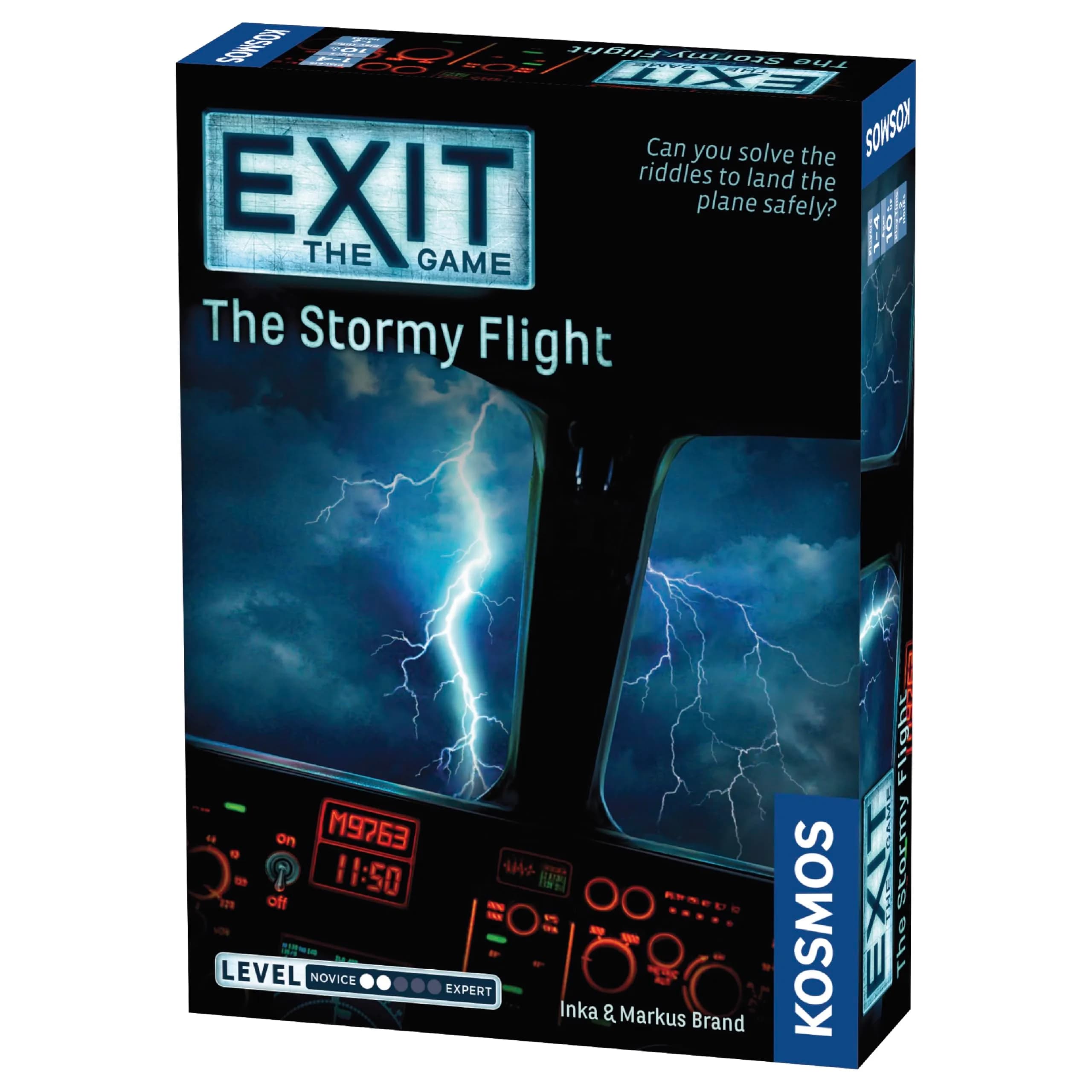 Thames & Kosmos EXIT: The Stormy Flight | Family & Kids Card Game, 1-4 Players, 2-Hour Adventure