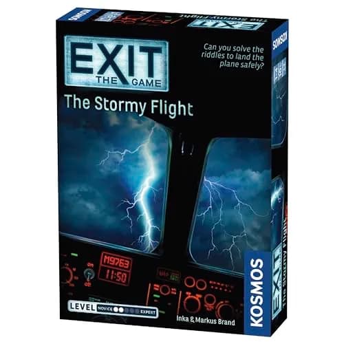 Thames & Kosmos EXIT: The Stormy Flight | Family & Kids Card Game, 1-4 Players, 2-Hour Adventure thumbnail 1