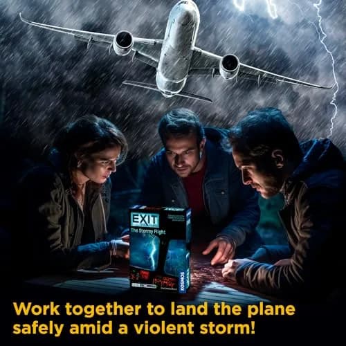 Thames & Kosmos EXIT: The Stormy Flight | Family & Kids Card Game, 1-4 Players, 2-Hour Adventure thumbnail 5