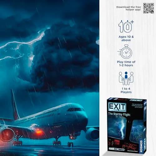 Thames & Kosmos EXIT: The Stormy Flight | Family & Kids Card Game, 1-4 Players, 2-Hour Adventure thumbnail 2