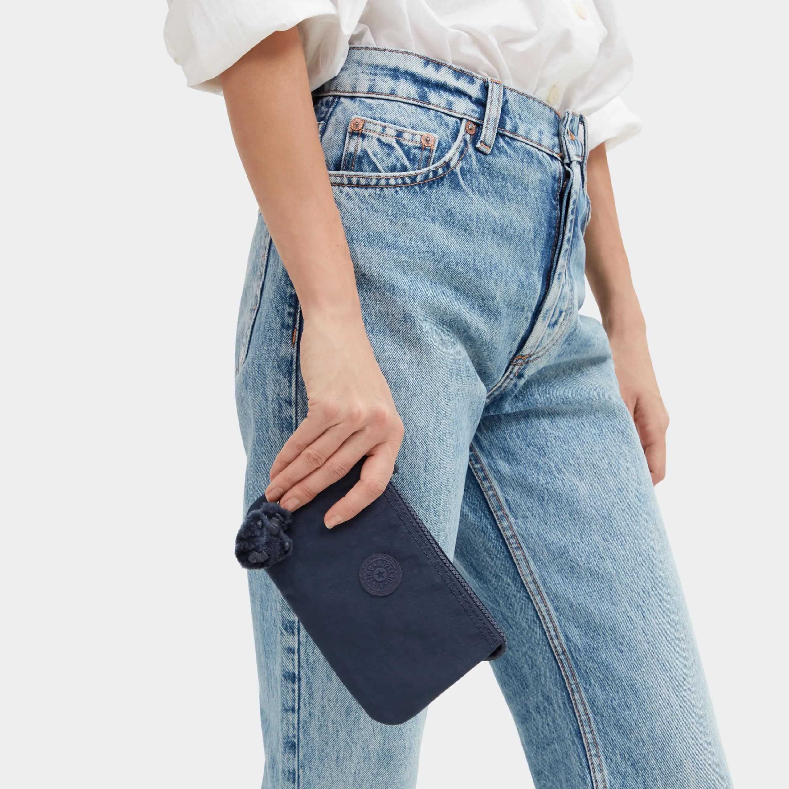 Kipling Creativity Large Pouch Blue Bleu | Versatile Cosmetics Kit, Lightweight Travel Organizer (156 g / 5.5 oz) thumbnail 6