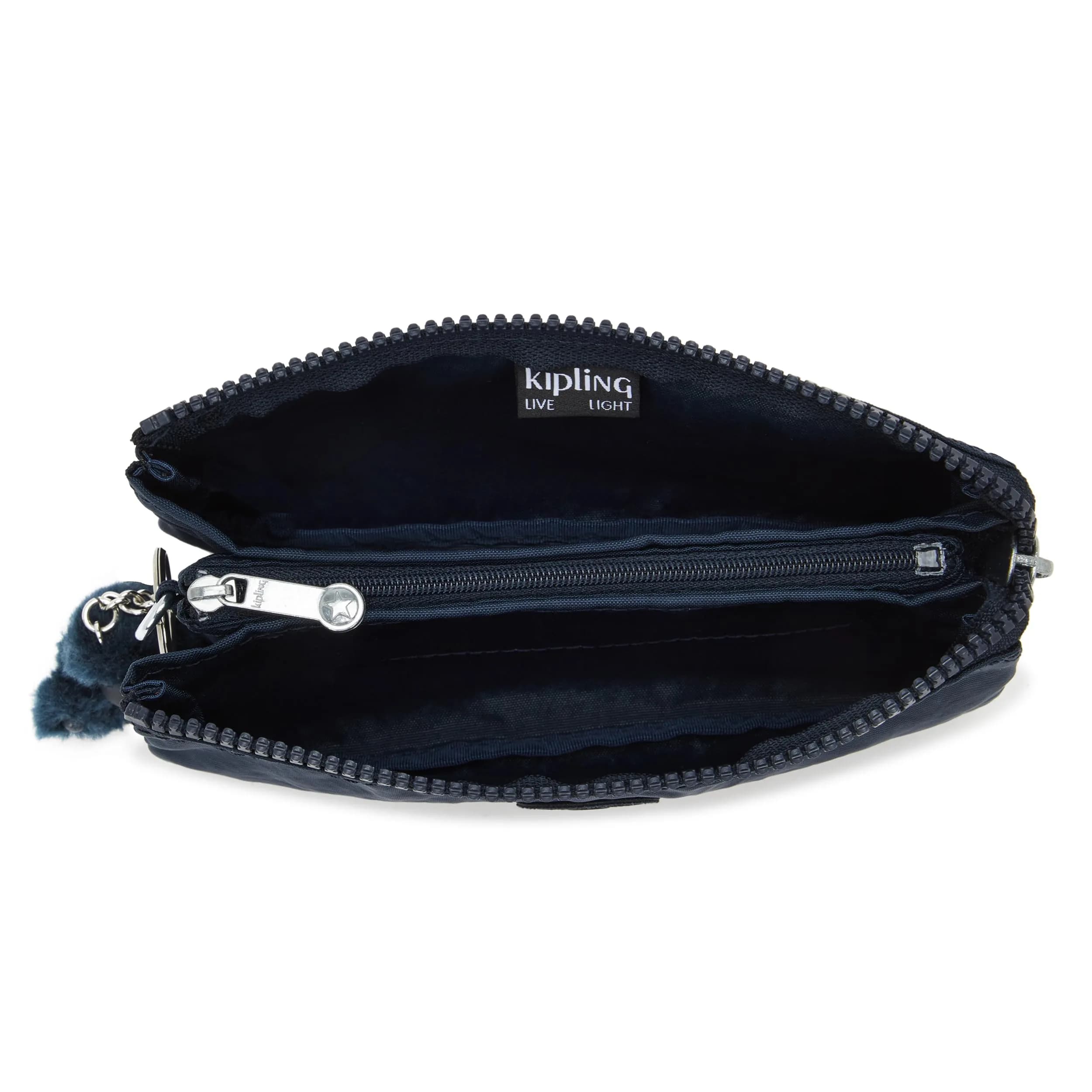 Kipling Creativity Large Pouch Blue Bleu | Versatile Cosmetics Kit, Lightweight Travel Organizer (156 g / 5.5 oz) thumbnail 3