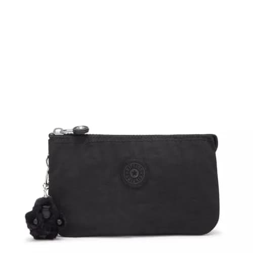 Kipling Creativity Large Pouch, Black Noir | Water Resistant Nylon Travel Organizer thumbnail 1