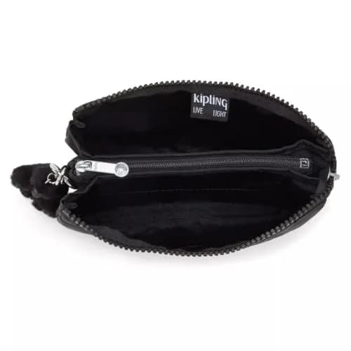 Kipling Creativity Large Pouch, Black Noir | Water Resistant Nylon Travel Organizer thumbnail 3