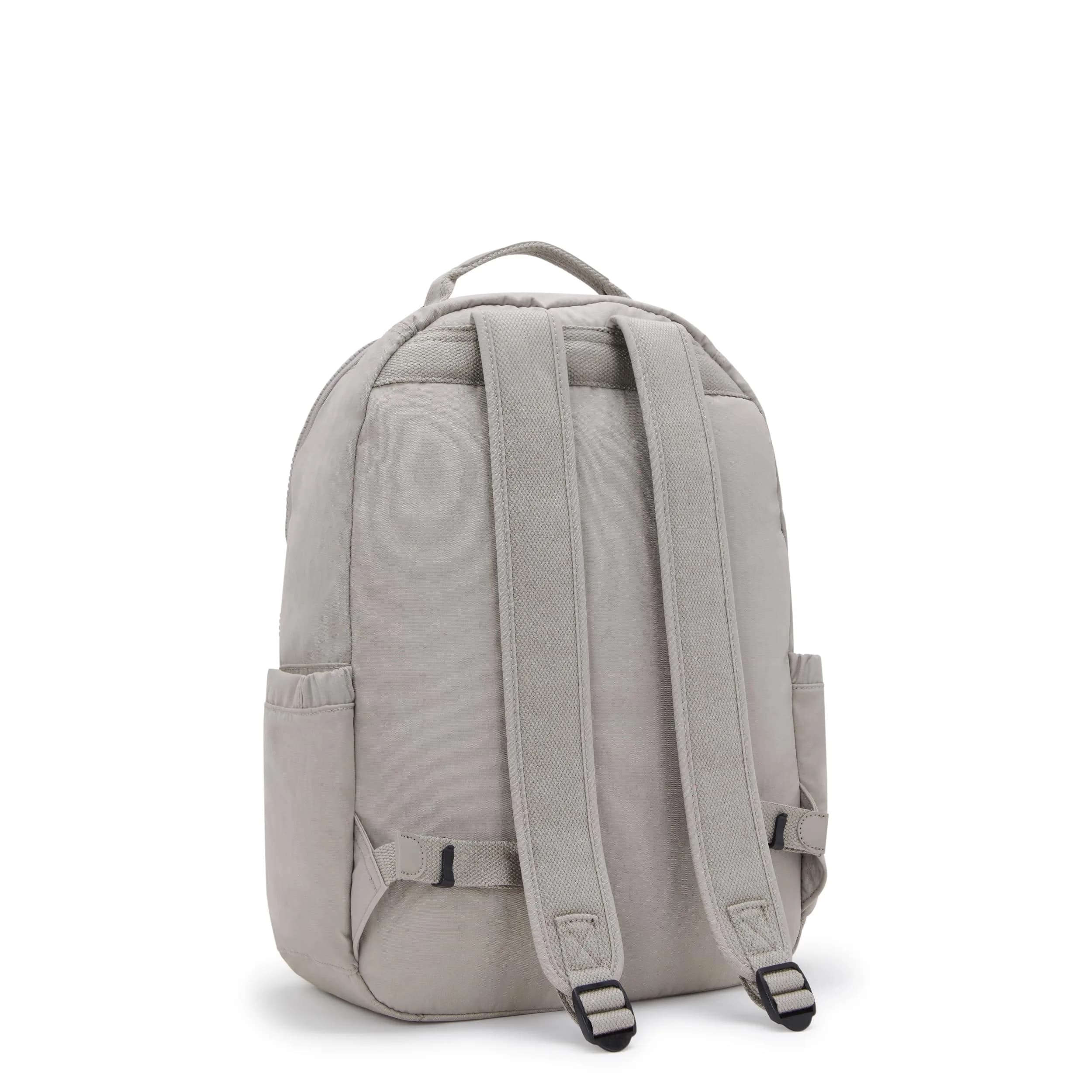 Kipling Seoul Large Laptop Backpack 25L (0.9 cu ft) | Water-Resistant Grey Bag for 15" Laptops - view 3