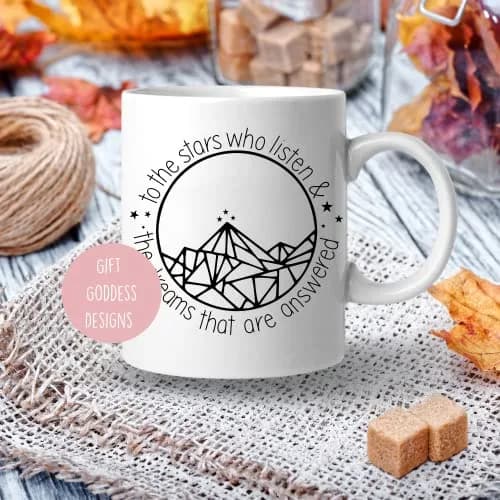 Balor Coffee Mug 11oz White | ACOTAR Inspired Ceramic Gift for Friends & Family thumbnail 2
